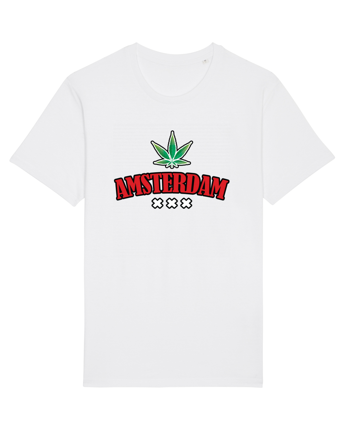Tricou mânecă scurtă Unisex Rocker White