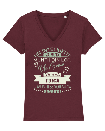 I love țuică Burgundy