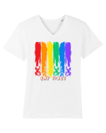 Gay Vibes Tricou mânecă scurtă guler V Bărbat Presenter