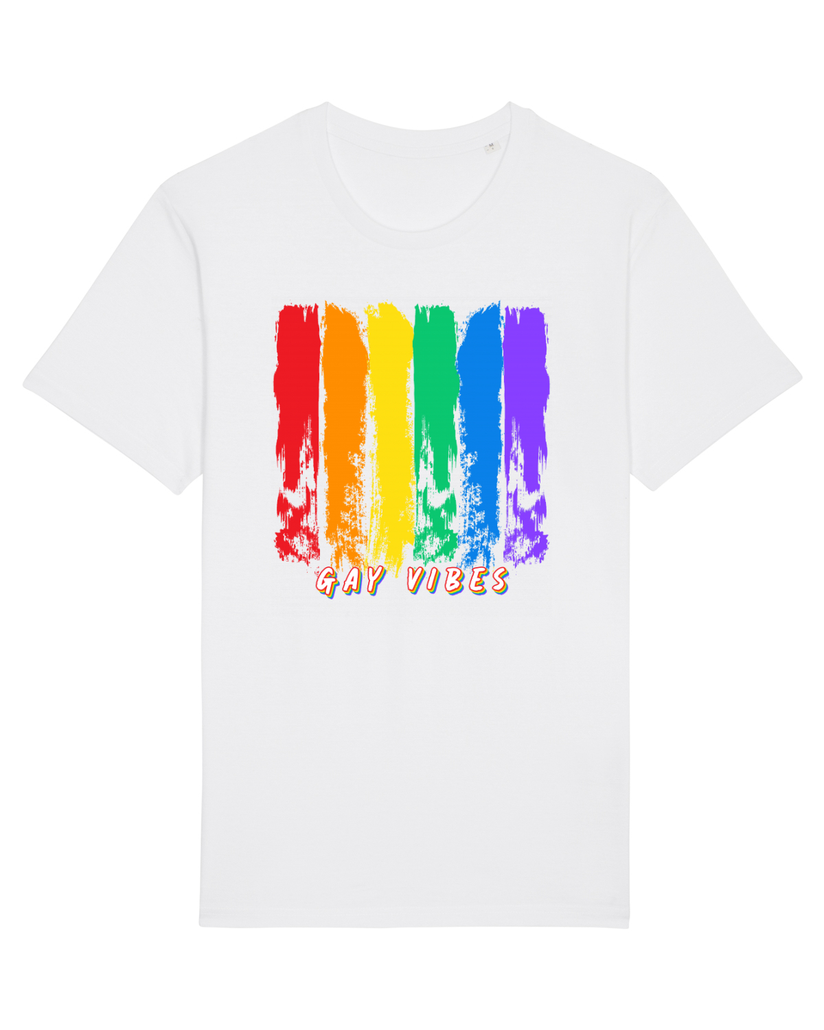 Tricou mânecă scurtă Unisex Rocker White