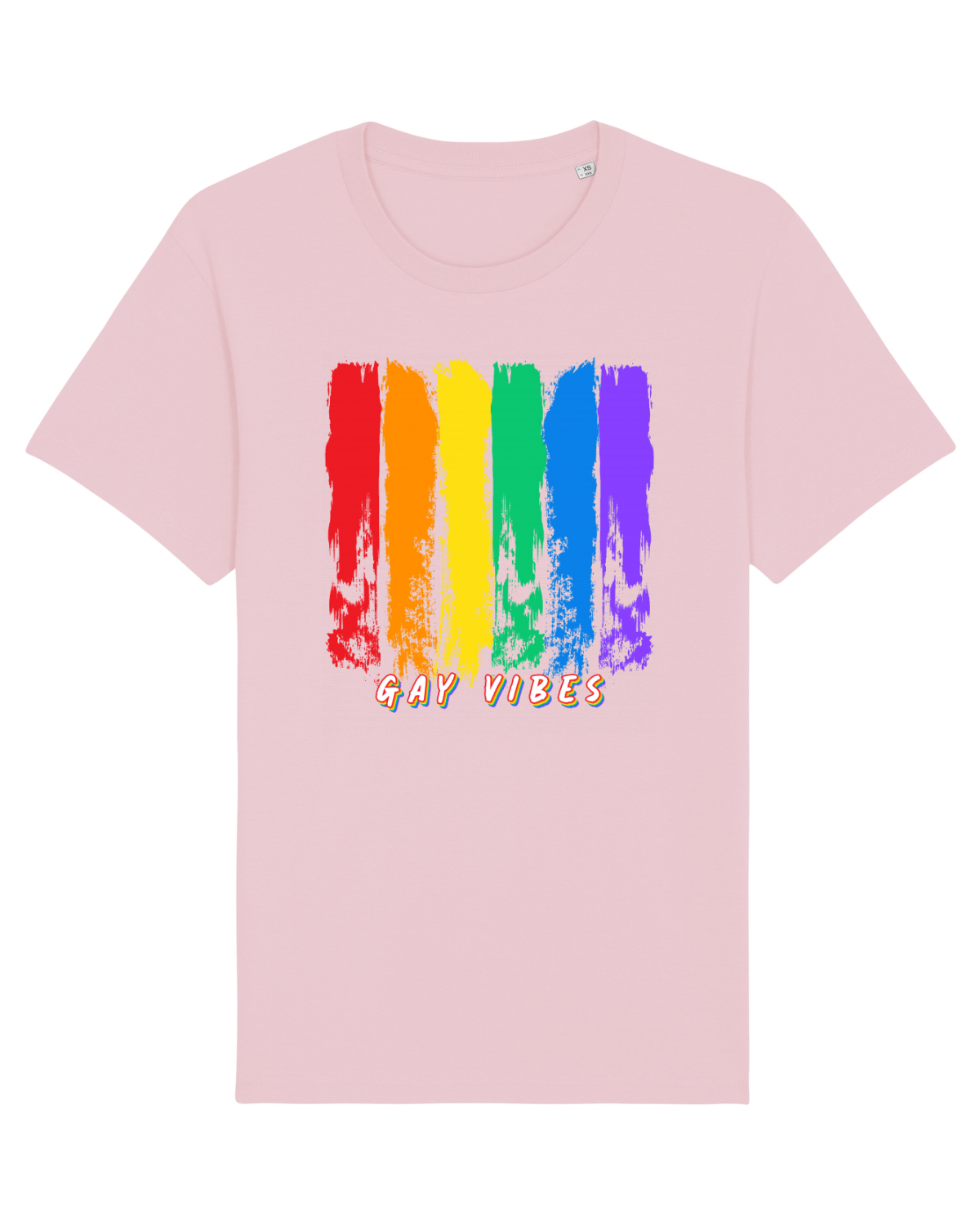 Tricou mânecă scurtă Unisex Rocker Cotton Pink