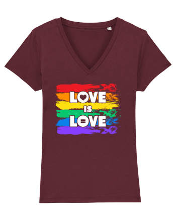 Love is Love Burgundy