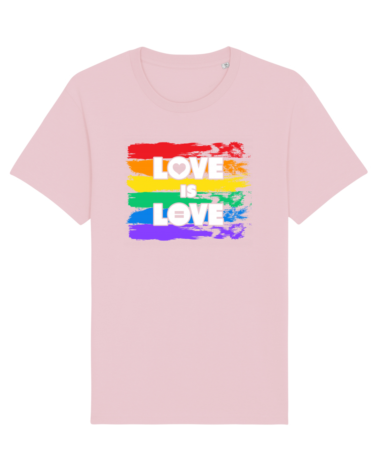 Tricou mânecă scurtă Unisex Rocker Cotton Pink