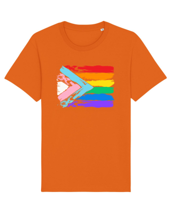 Pride Vintage Flag Bright Orange