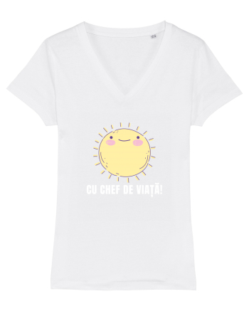 CU CHEF DE VIAȚĂ SUNNY White