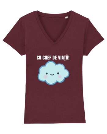 CU CHEF DE VIAȚĂ CLOUD Burgundy