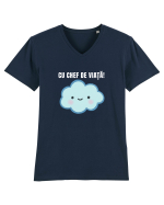 CU CHEF DE VIAȚĂ CLOUD Tricou mânecă scurtă guler V Bărbat Presenter
