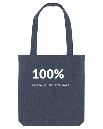 100% - AM CEA MAI FERICITĂ VIAȚĂ Midnight Blue