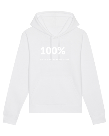 100% - AM CEA MAI FERICITĂ VIAȚĂ White