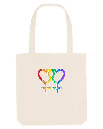 Lesbian Vintage Hearts Symbol Natural