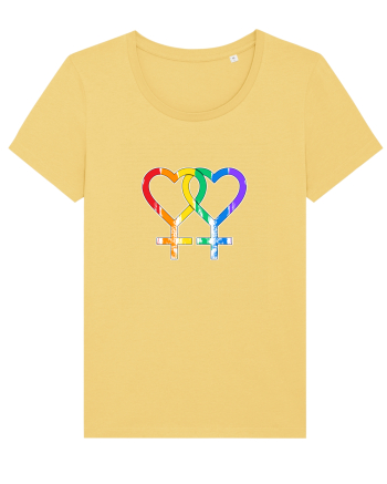 Lesbian Vintage Hearts Symbol Jojoba