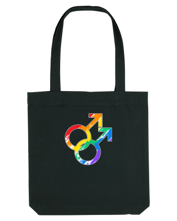 Gay Vintage Hearts Symbol Black