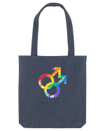 Gay Vintage Hearts Symbol Sacoșă textilă