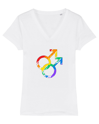 Gay Vintage Hearts Symbol White