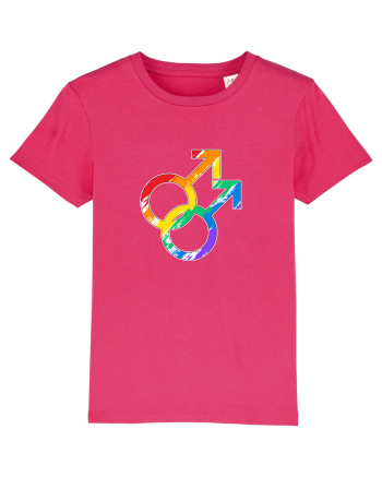 Gay Vintage Hearts Symbol Raspberry
