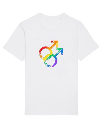 Gay Vintage Hearts Symbol White