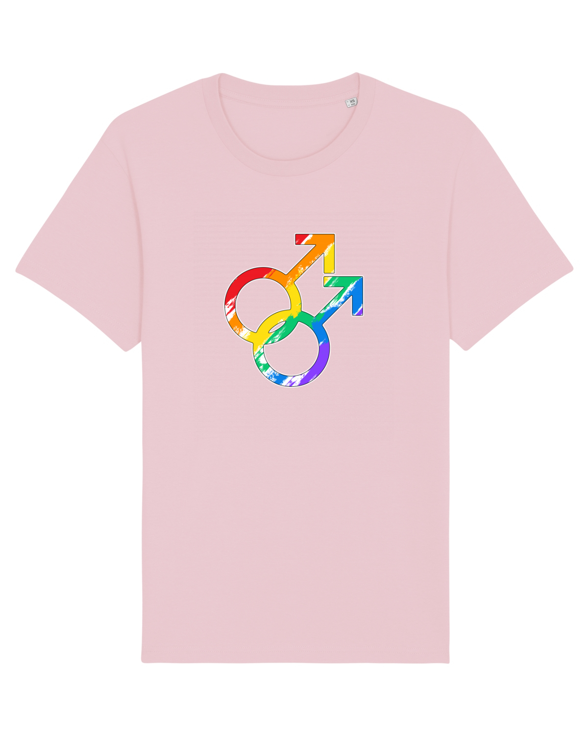 Tricou mânecă scurtă Unisex Rocker Cotton Pink