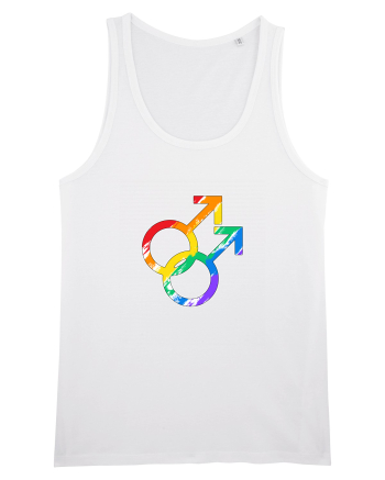 Gay Vintage Hearts Symbol White