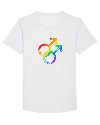 Gay Vintage Hearts Symbol White