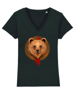 Grizzly Bear Tricou mânecă scurtă guler V Damă Evoker