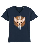 Chihuahua Tricou mânecă scurtă guler V Bărbat Presenter