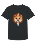 Shiba Inu Tricou mânecă scurtă guler larg Bărbat Skater