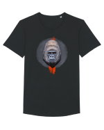 Silverback Gorilla Tricou mânecă scurtă guler larg Bărbat Skater