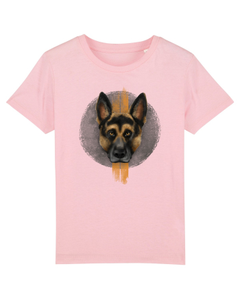 German Shepherd Cotton Pink
