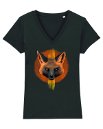 Red Fox Tricou mânecă scurtă guler V Damă Evoker