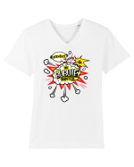 Îmi bubuie mintea Tricou mânecă scurtă guler V Bărbat Presenter