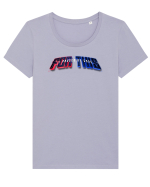 I paused my game for this Tricou mânecă scurtă guler larg fitted Damă Expresser