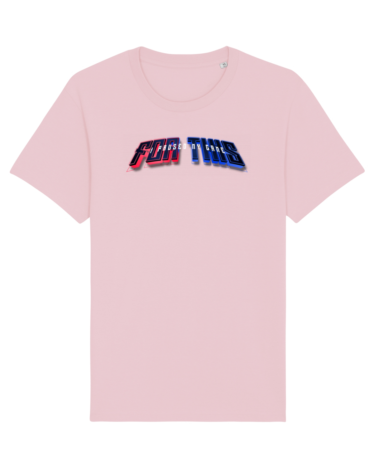 Tricou mânecă scurtă Unisex Rocker Cotton Pink
