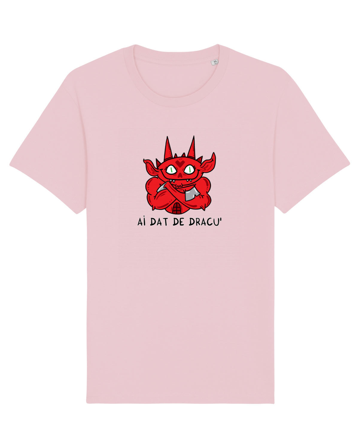 Tricou mânecă scurtă Unisex Rocker Cotton Pink