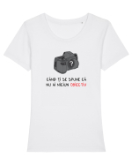 Când ți se spune că nu ai niciun obiectiv Tricou mânecă scurtă guler larg fitted Damă Expresser