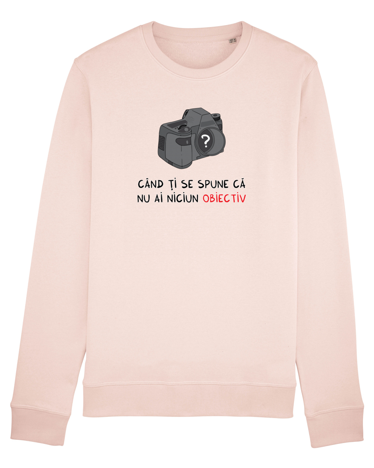 Bluză mânecă lungă Unisex Rise Candy Pink