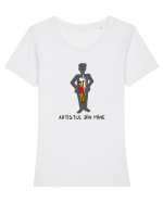 Artistul din mine Tricou mânecă scurtă guler larg fitted Damă Expresser
