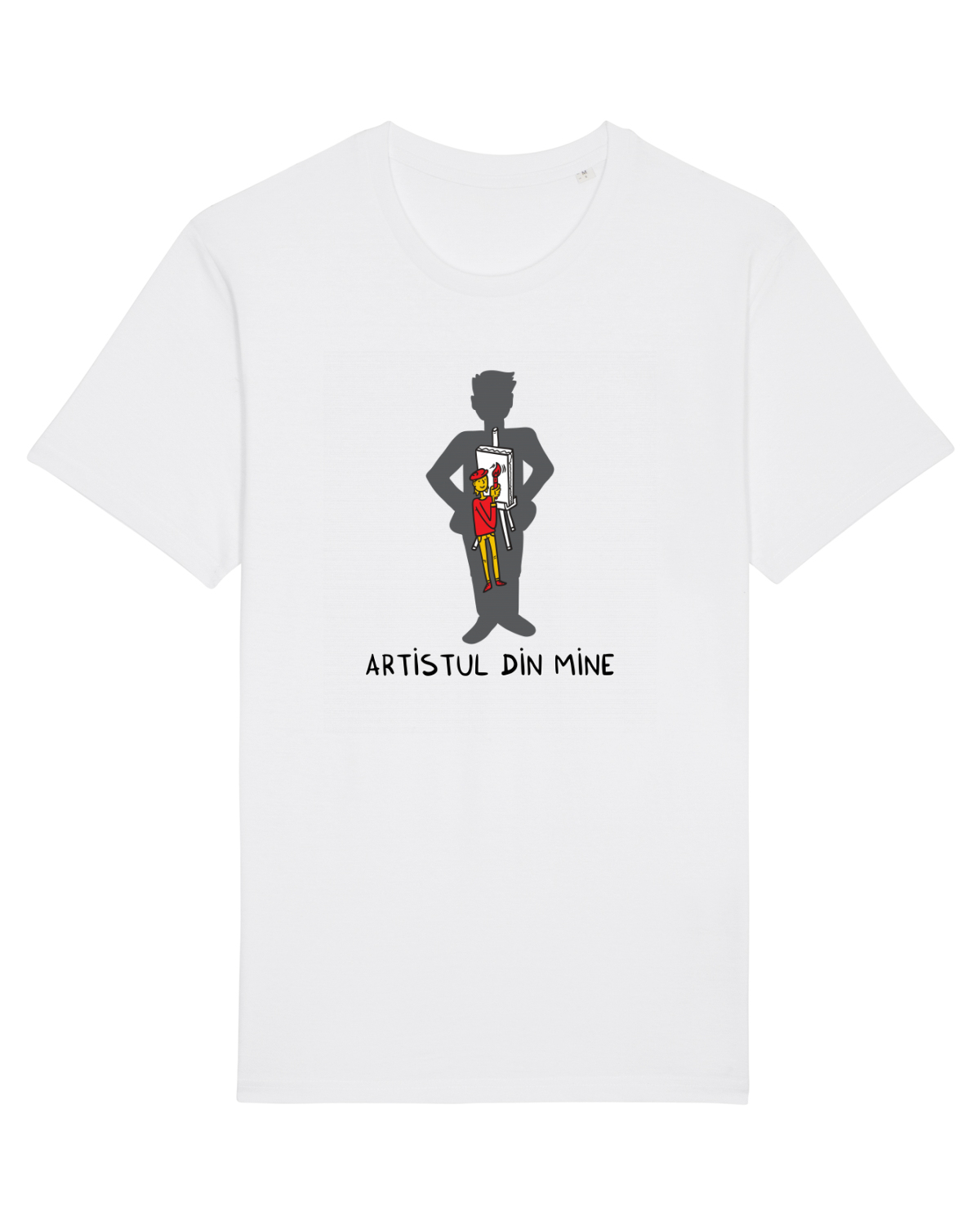 Tricou mânecă scurtă Unisex Rocker White