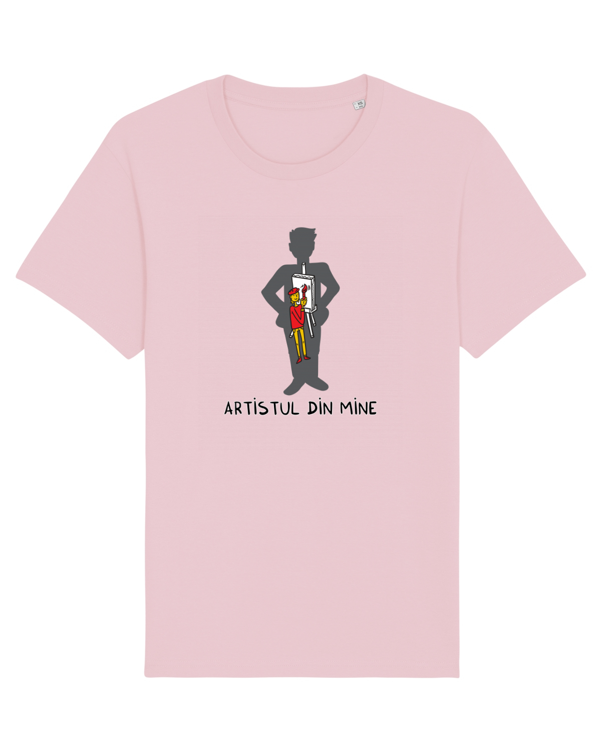 Tricou mânecă scurtă Unisex Rocker Cotton Pink
