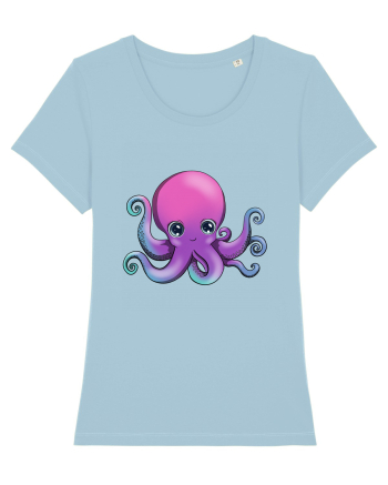 Baby octopus Sky Blue
