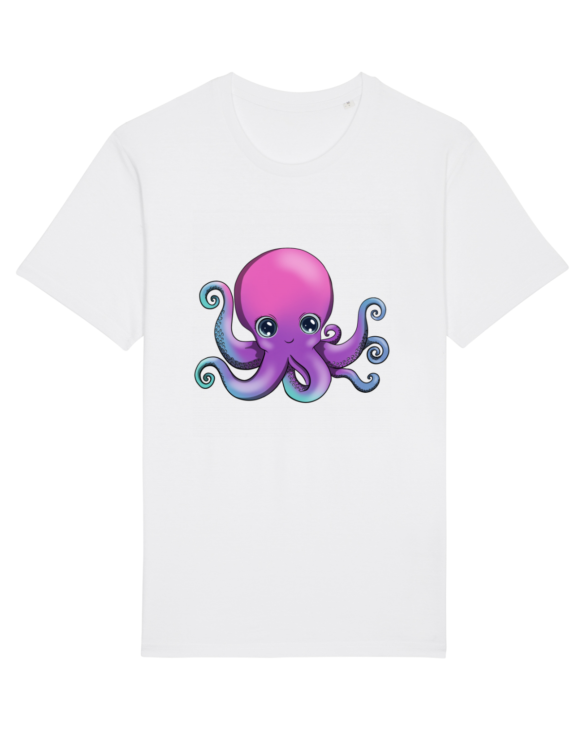 Tricou mânecă scurtă Unisex Rocker White