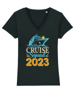 Cruise Squad 2023 Tricou mânecă scurtă guler V Damă Evoker
