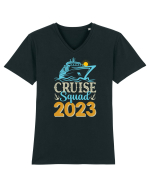 Cruise Squad 2023 Tricou mânecă scurtă guler V Bărbat Presenter