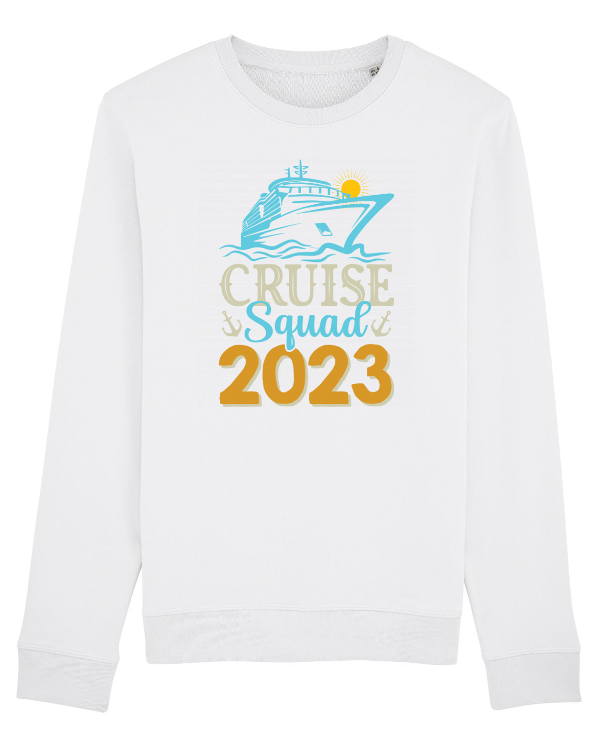 Bluză mânecă lungă Unisex Rise White