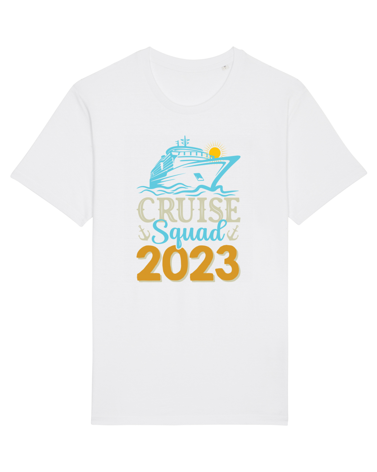 Tricou mânecă scurtă Unisex Rocker White