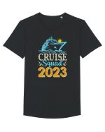 Cruise Squad 2023 Tricou mânecă scurtă guler larg Bărbat Skater