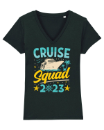 Cruise Squad 2023 Tricou mânecă scurtă guler V Damă Evoker
