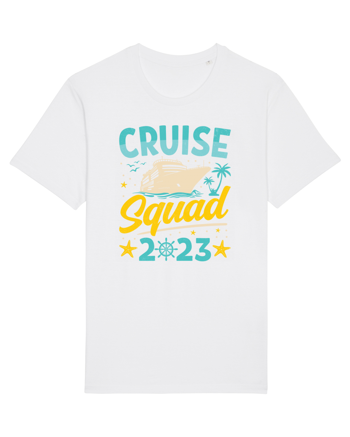 Tricou mânecă scurtă Unisex Rocker White