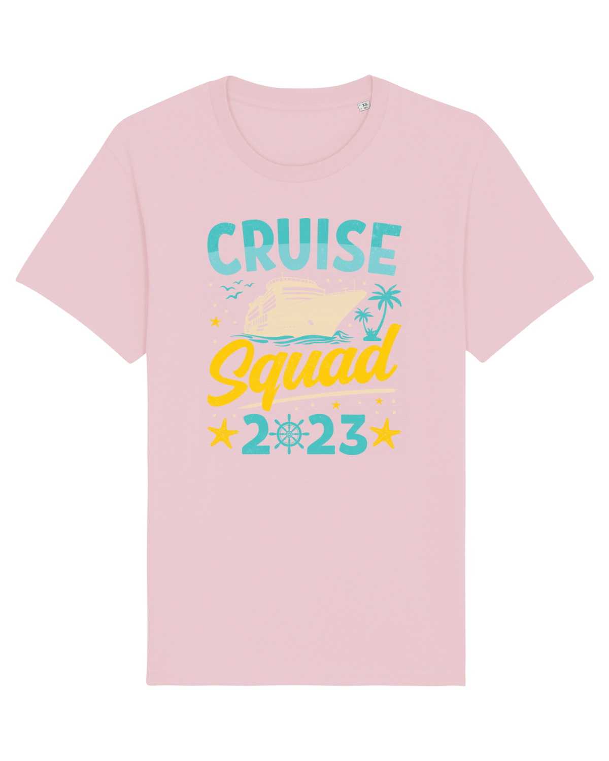 Tricou mânecă scurtă Unisex Rocker Cotton Pink