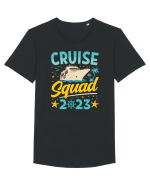 Cruise Squad 2023 Tricou mânecă scurtă guler larg Bărbat Skater
