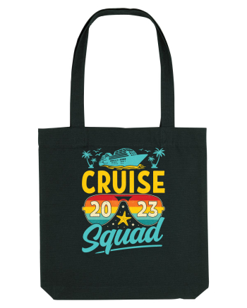 Cruise Squad 2023 Retro Glasses Black